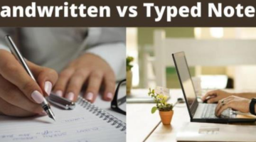 Handwritten vs Typed Notes