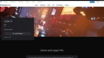 LOW-FI Playstation Store Pages now UP