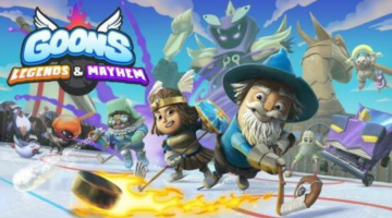 Goons: Legends & Mayhem is a Mario Strikers and Windjammers inspired hockey brawler