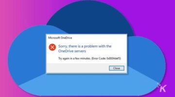 How to fix ‘sorry, there is a problem with the OneDrive server’