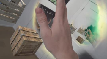 AR/VR Developer created a portal simulation