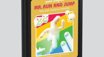 Mr. Run And Jump Gets And Atari 2600 Cartridge