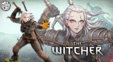 Gorgeous Girl Geralt Figure from The Witcher Announced; Bishoujo Ciri Also Coming by Kotobukiya
