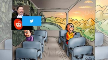 How Twitter and Reddit Feel for Someone on the Outside