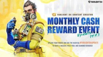 Get Free Diamonds in Farlight 84 Monthly Cash Reward Event
