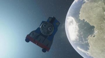There’s now a Starfield mod that turns every ship into Thomas the Tank Engine, because why not