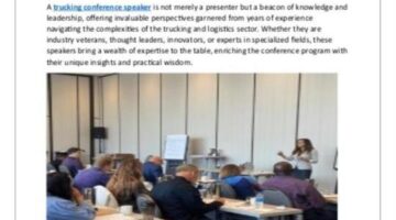 Get the Best Trucking Conference Speaker