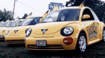 Pikachu VW Beetle: a rare gem revives nostalgia for Pokemon fans