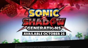 Sonic X Shadow Generations release date announced