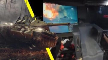 Chaotic World of Tanks players dominate in working tank simulator