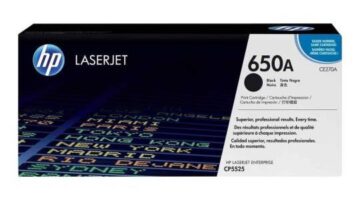 HP 650A | CE270A Black Toner Cartridge in Dubai