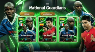 eFootball National Guardians Update Introduces Legendary Players