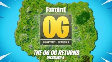 Fortnite OG Returns in December