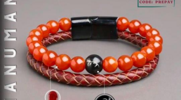 Discover Men’s Crystal Bracelet