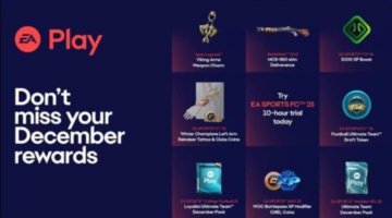 Unwrap December’s EA Play Member Rewards And Game Trials