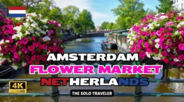 AVOID Missing Flower Market Bloemenmarkt in Amsterdam . The Netherlands Walking tour