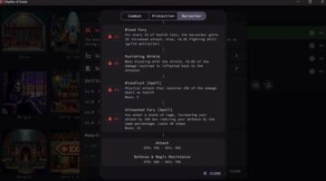 Depths of Endor: Berserker Specialization