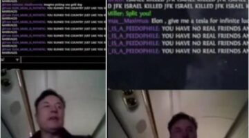 Musk Relentlessly Mocked While Livestreaming From His Private Jet: ‘Looked Like He Was Going to Cry’