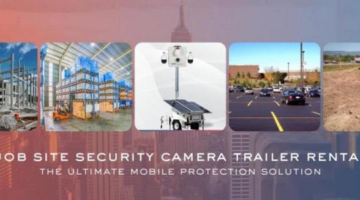 Job Site Security Camera Trailer Rental for Any Business