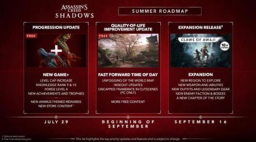Assassin’s Creed Shadows Summer Roadmap Update