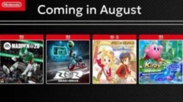 See what games are arriving this August for Nintendo Switch and Switch 2