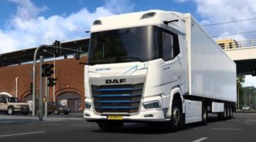 Euro Truck Simulator 2 Adds New DAF XF Electric Truck for Free
