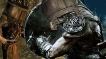 The Elder Scrolls V: Skyrim’s iconic bucket-head stealth was a complete surprise on launch