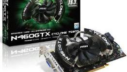 Overclocking the MSI N460 GTX Cyclone