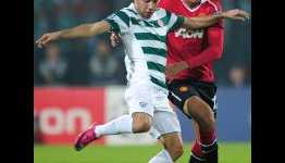 Bursaspor 0-3 Manchester United: Bebe scores on CL debut following Fletcher and Obertan strikes