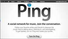 Twitter Pings in iTunes recommendations