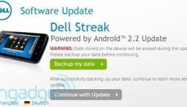 Dell Streak Android 2.2 update coming before month end
