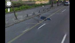 Google Street View images: the strange and the random