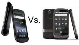 Samsung Nexus S vs HTC Nexus One