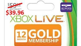 Amazon has Xbox Live for only $39.96 to start the New Year off right