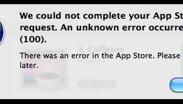 Mac App Store reporting “Error 100”? Here’s what to do
