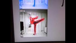 A look at Kung Fu Live’s skeleton tracking from the debug software