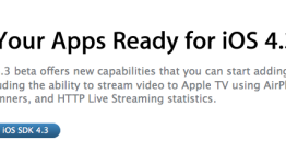 Apple seeds iOS 4.3 to developers chalk full of new features