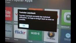 YouTube streams are down on Boxee but not blocked