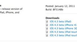 Apple’s iOS 4.3 Update For New Devices Only