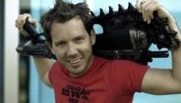 Cliffy Giving a lecture at GDC