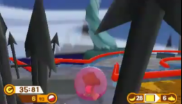 Super Monkey Ball 3D still seems a tad easy – safety barriers remain in worlds 3, 4