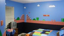 This Child Sleeps In A Mario Paradise