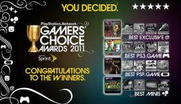 Drumroll, Please – The Winners of the 2011 PlayStation Network Gamers’ Choice Awards are…
