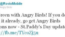 Angry Birds Seasons – St Patty’s Day Update Coming Soon