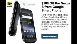 Best Buy knocks Nexus S down to $100 on contract for two weeks only
