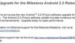 Android 2.2 Froyo Update for Motorola Milestone finally available for download