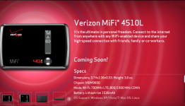 Verizon to release two New 4G LTE MiFi hotspots soon