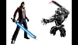 Character Showdown: Travis Touchdown (No More Heroes) vs. Jack Cayman (MadWorld)