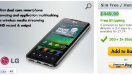 LG’s dual-core Optimus 2X superphone now available from Expansys
