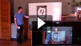 White board Nintendo 3DS AR card is cool but what if you want it BIGGER?